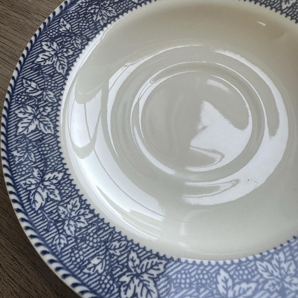 Vintage Homer Laughlin Shakespeare Country 6" Saucer Plate Cottagecore Set of 3 - Picture 3 of 6